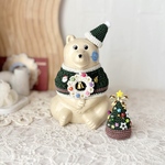 しろくま貯金箱 クリスマスサンタ🎅ツリー🎄セット②