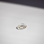 ※受注生産※ガラスリング クリアゴールド