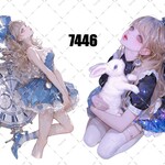 original sticker « no.7446 »     //     人物ステッカー オリジナルステッカー オリジナル人物ステッカー ステッカー cotton melody ミニステッカー