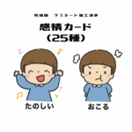 感情　療育　視覚支援　絵カード　保育