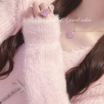 REILA heart pink♡Deco necklace