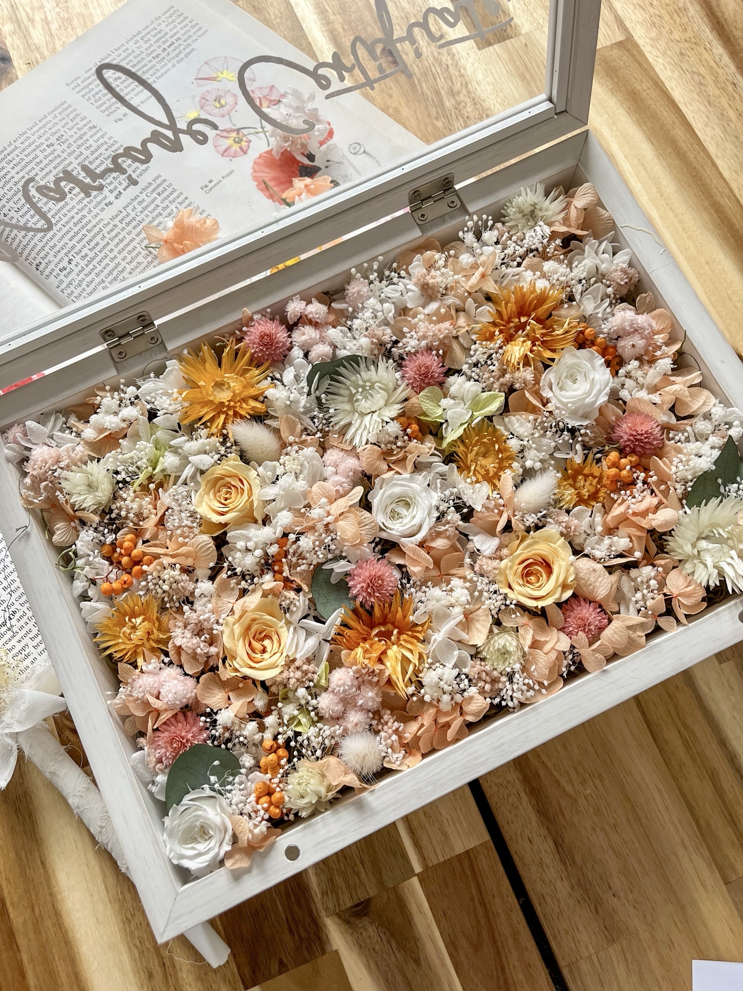 3色選べるゲスト参加型結婚証明書 ｜オレンジ•イエロー系｜M30~100名