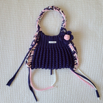 ネイビー×ストロベリーミルクのふわもちショルダー