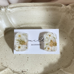 お花　レジン　ピアス　スタットピアス　