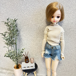 ベージュ　ニット　トップス　ピュアニーモ　ドール　コート　アウター　ワンピース　ブルゾン