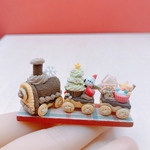 ミニチュア　クリスマス　クッキートレイン　ハンドメイド