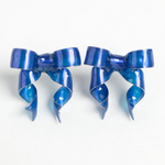 【Ｌリボン】カラーオーダー ピアス・イヤリング  classical L-size ribbons