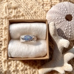 13〜15号【◯サイズ調整可】《silver925》tsubu tsubu ✴︎ ring / opal❁ 
