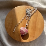 《silver925》heart rhodochrosite ❃ necklace ✴︎