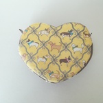 ハートのポーチ■The Best Partner　ベストパートナーわんちゃん　やさしいたまご色  ■ハートポケットのポーチ＜うちの子、み～つけた＞　3