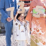 ３点セット販売♡ビッグナンバーサイン♡木製♡七五三フォトアイテム♡753