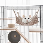 すやすやリネンハンモック　35×35 チンチラさん向け🐰