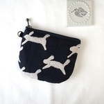 ミナペルホネン・run run run の丸底ポーチ 12cm