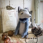 ☆CANON☆ アンティークテイスト　森のオオカミ　ぬいぐるみ｜ハンドメイド・一点物・インテリアドール