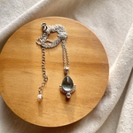 《silver925》 aquamarine ❁ necklace.°＊