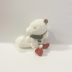 冬支度　ホッキョクキツネのゆきちくん