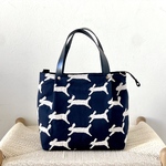⚮̈ミナペルホネン　runrunrun navy かくれんぼトート
