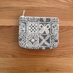◾️ mina perhonen  forest tile  ポーチ  ミナペルホネン の刺繍生地　ベージュ