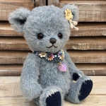 ブルーのシンプルベア