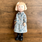 ドール服セット　花柄のワンピースとゆったりモヘアセーター　マドレーヌちゃん　ニコルちゃん