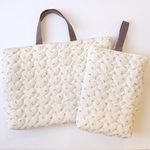 【送料無料】ハート柄キルティング　レッスンバック　上履き入れ　