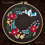 🎄【Xmas 刺繍枠】🎄これまでで一番大きいサイズです+ﾟ*