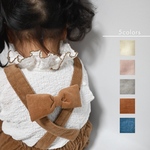 ♡ほっこり♡コーデュロイ♡肩紐クリップ/シンプルリボン/CHECK&STRIPEフレンチコーデュロイ/細うね/色が選べる