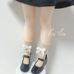 リボンchaussettes #らめらめベージュ