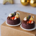 濃厚チョコレートのクリスマスケーキ