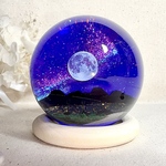 満月星空夜景