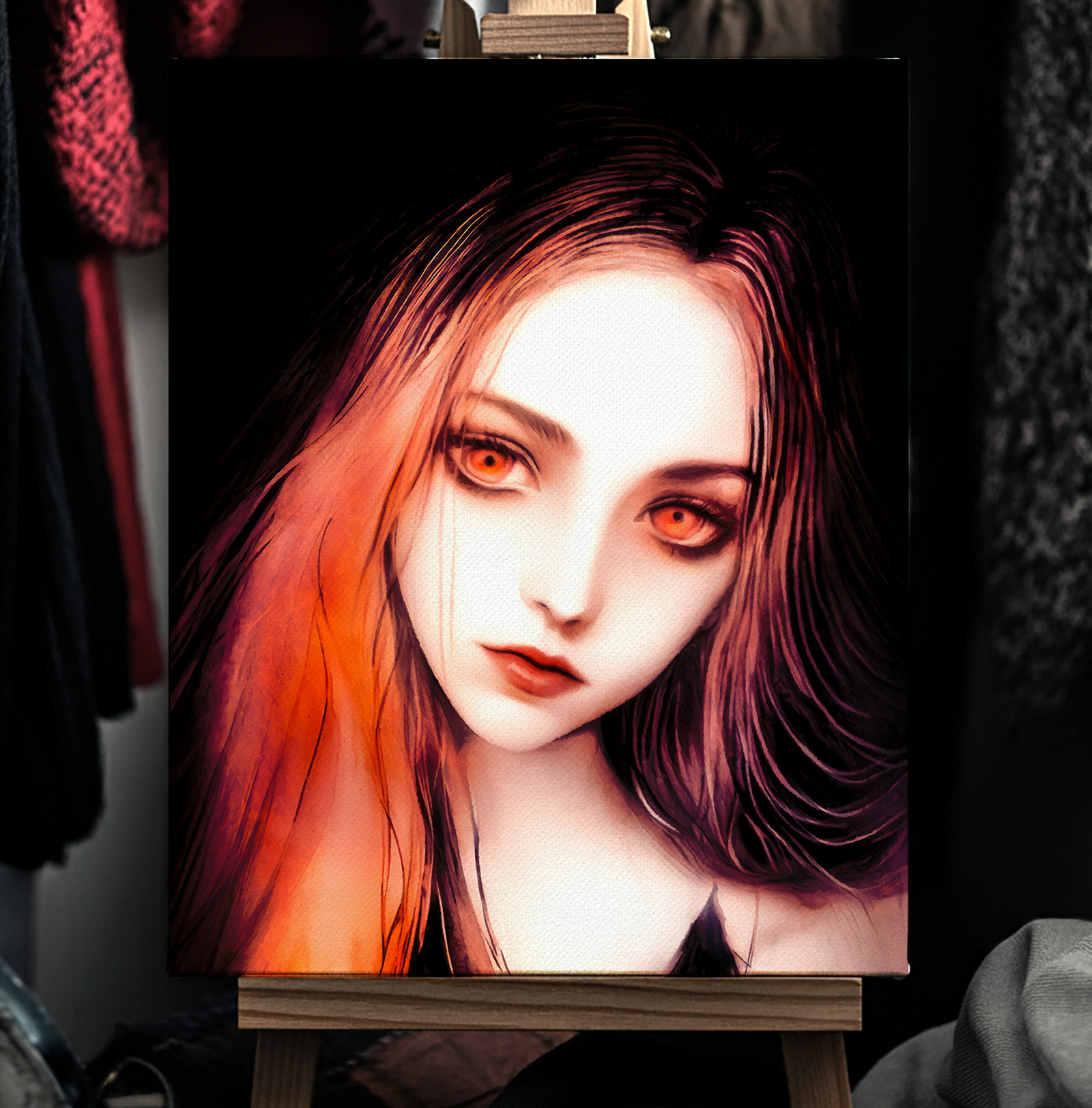 赤き瞳の肖像 | The Crimson Gaze Portrait ─ Mystique in Allure #176 ─