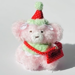 ぬいコレクリスマス　しょぼ犬のもっけ　ぬいぐるみ　あみぐるみ