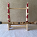  尺八 置き4本　ヒノキ　クリア