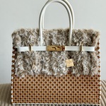 O様　着せ替えファー付ジュエリーバッグ　Lサイズ