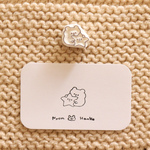 消しゴムはんこ　くまさんとお星さま