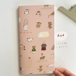 【seal book】シールが貼れるノート 赤