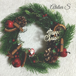 【オーダー制作品】森のクリスマスリース