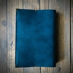 アンティークグリーン　A5サイズ　レザーブックカバー