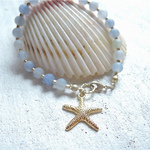 pale blue dragon agate bracelet