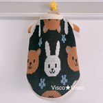 再販⑤ 犬服 うさくまニット 🐰🐻 サイズもたくさんあります！お揃いにもオススメ【送料無料】
