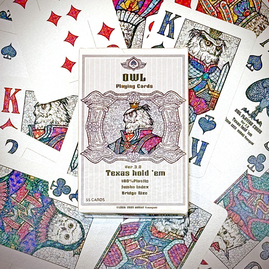 Bicycle Owl Playing Cards (カスタムバイスクル フクロウ オリジナル
