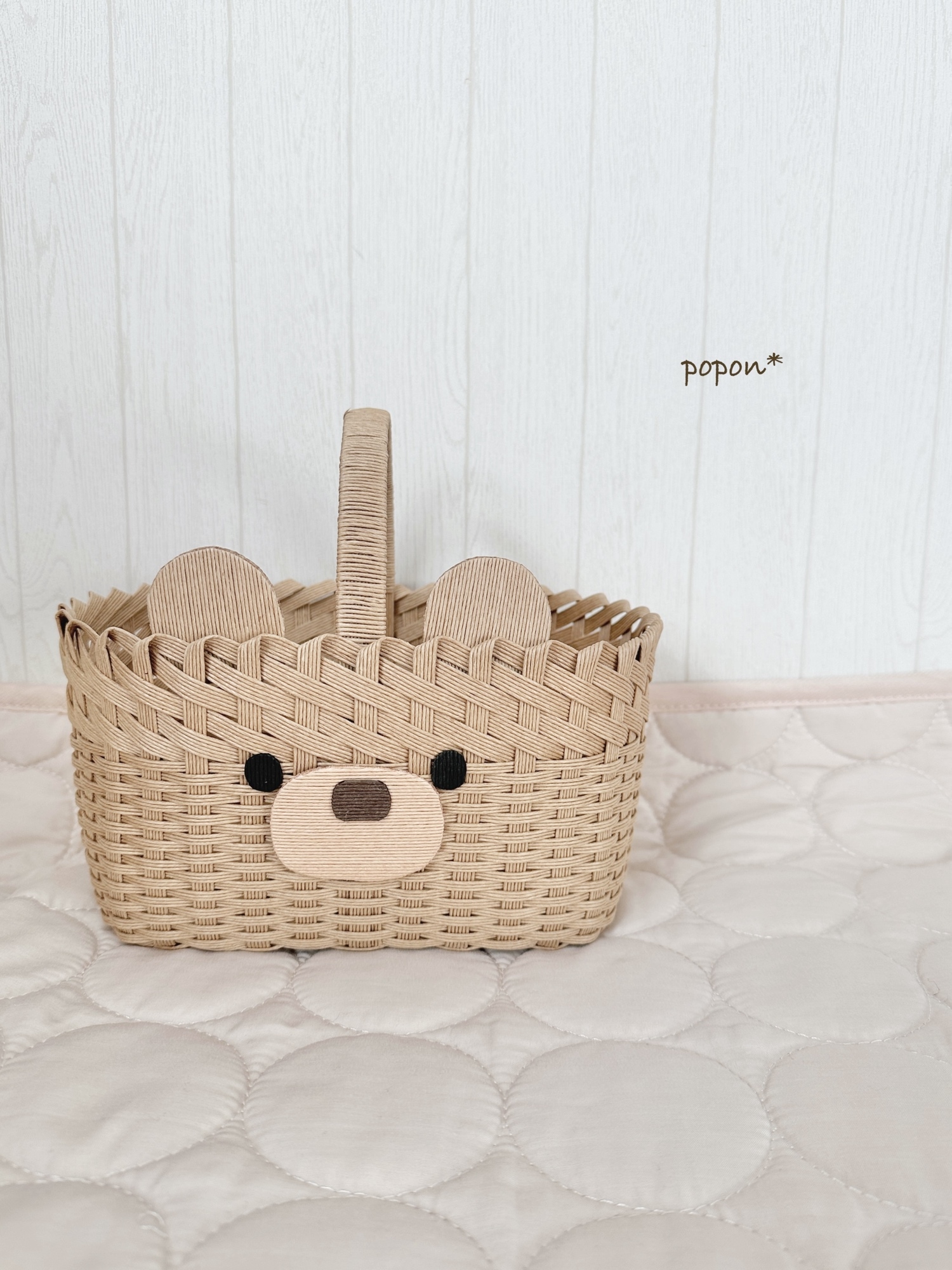 クラフトバンド かご バスケット（クラフト） - popon*zakka | minne