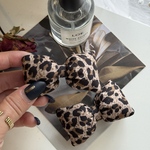 1pcs）ミルクティー｜レオパード柄リボン🎀｜Aタイプ#2t