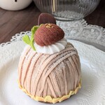 フェルト製 モンブラン♡    フェルトケーキ 大人可愛い♡ 食品サンプル