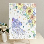 【Ｋ様専用】「向日葵の宝石空」　35×27㎝　F5 オーダーメイド作品