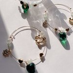 青りんごワイヤーブレスレット/2way