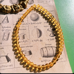 【1連50コセット】#czech beads#チェコビーズ　round4㍉ honeyyellow 