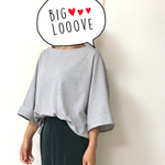 再♡薄グレー♡ドルマントップス