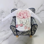 ✢Bouque of roset ✢  薔薇プリント ロンT  オフホワイト  ブライス ブライスアウトフィット アイシードール　ジェニー　ジェニーアウトフィット　２７センチドール