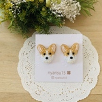 🐶コーギーさんのピアス🐶